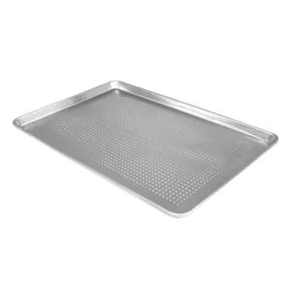 Bandeja aluminio p/panadería perforada 18" x 26"