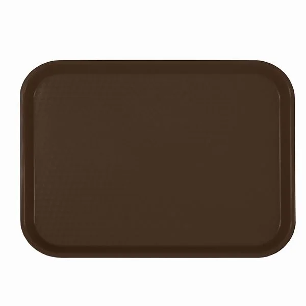 Bandeja plástica p/cafetería marrón