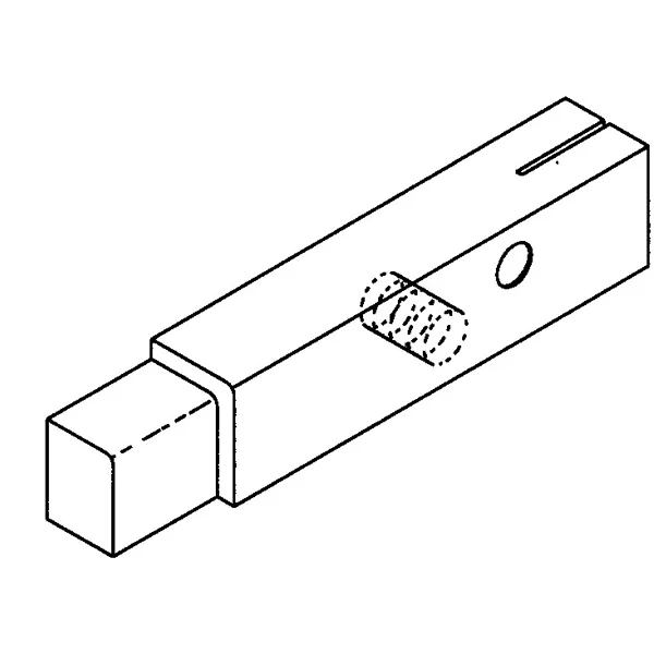 Guia metal p/sierra Hobart