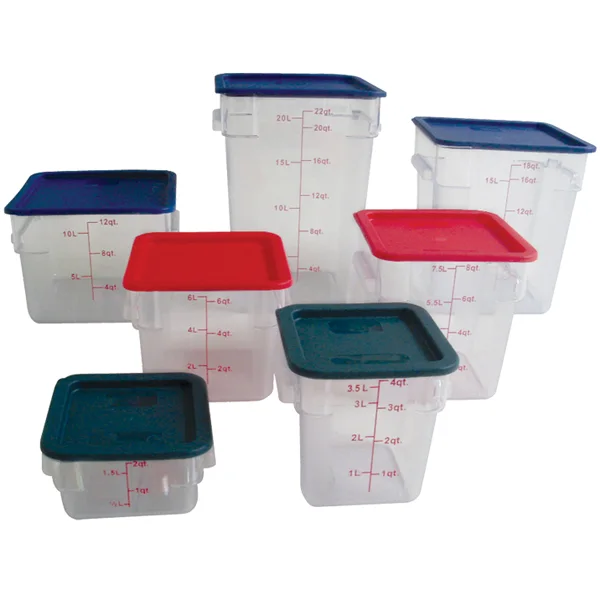 Recipiente p/alimentos transparente 6 qts