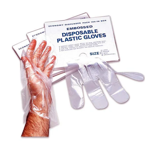 Guantes de vinilo desechables
