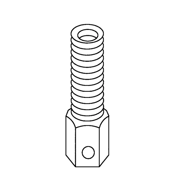 Tornillo derecho delantero p/Hollymatic