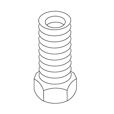 Tornillo trasero p/Hollymatic